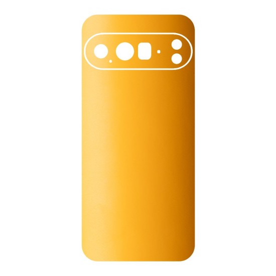 Folie skin SILKASE pentru Google Pixel 10 Pro, protectie spate telefon, portocaliu deschis mat (Pixel 10 Pro, S2326) by www.silkase.ro