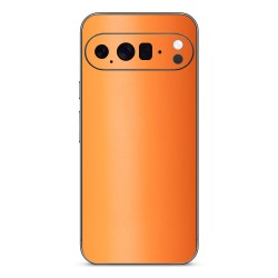 Folie skin SILKASE pentru Google Pixel 10 Pro, protectie spate telefon, portocaliu mat