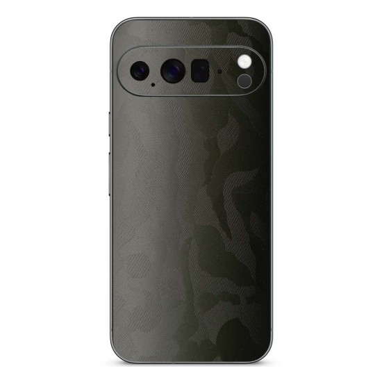 Folie skin SILKASE pentru Google Pixel 10 Pro, protectie spate telefon, verde camuflaj (Pixel 10 Pro, S2335) by www.silkase.ro