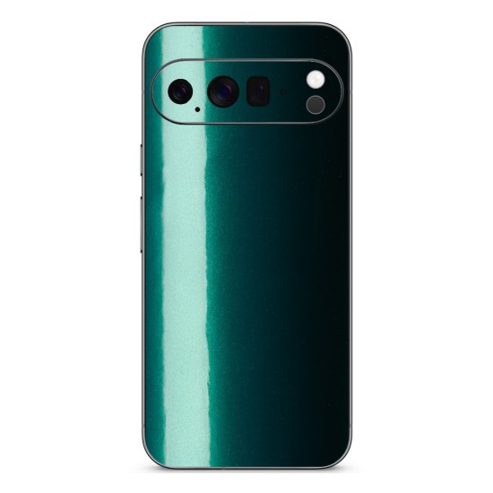 Folie skin SILKASE pentru Google Pixel 10 Pro, protectie spate telefon, verde emerald (Pixel 10 Pro, S2325) by www.silkase.ro