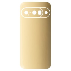 Folie skin SILKASE pentru Google Pixel 10, protectie spate telefon, bej lucios