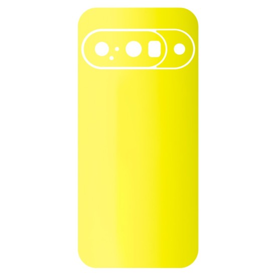 Folie skin SILKASE pentru Google Pixel 10, protectie spate telefon, galben fluorescent (Pixel 10, S2302) by www.silkase.ro