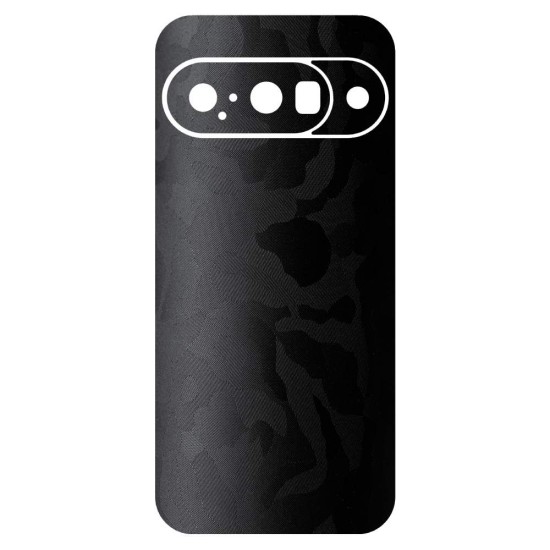 Folie skin SILKASE pentru Google Pixel 10, protectie spate telefon, negru camuflaj (Pixel 10, S2284) by www.silkase.ro