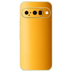 Folie skin SILKASE pentru Google Pixel 10, protectie spate telefon, portocaliu deschis mat