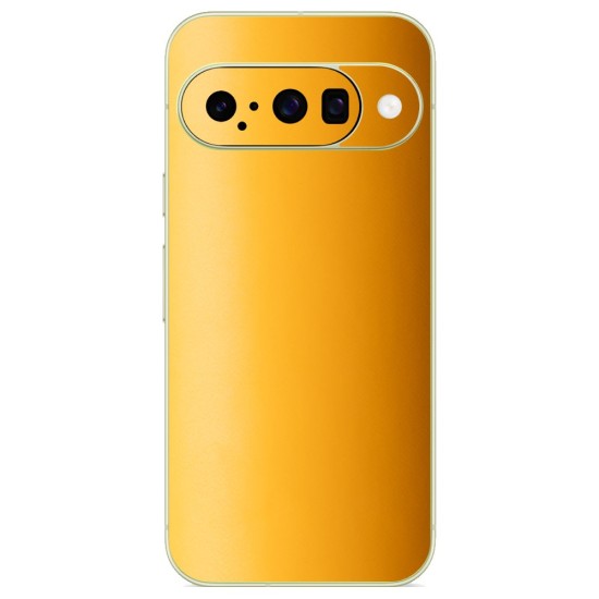 Folie skin SILKASE pentru Google Pixel 10, protectie spate telefon, portocaliu deschis mat (Pixel 10, S2294) by www.silkase.ro
