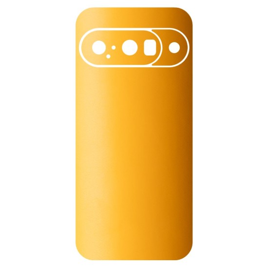Folie skin SILKASE pentru Google Pixel 10, protectie spate telefon, portocaliu deschis mat (Pixel 10, S2294) by www.silkase.ro