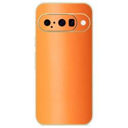 Folie skin SILKASE pentru Google Pixel 10, protectie spate telefon, portocaliu mat