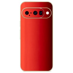 Folie skin SILKASE pentru Google Pixel 10, protectie spate telefon, rosu lucios