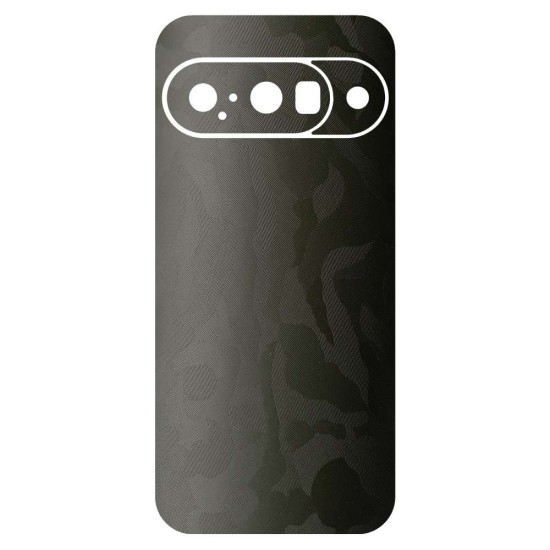 Folie skin SILKASE pentru Google Pixel 10, protectie spate telefon, verde camuflaj (Pixel 10, S2303) by www.silkase.ro