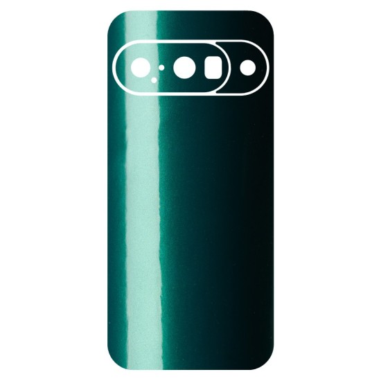 Folie skin SILKASE pentru Google Pixel 10, protectie spate telefon, verde emerald (Pixel 10, S2293) by www.silkase.ro