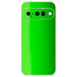 Folie skin SILKASE pentru Google Pixel 10, protectie spate telefon, verde neon lucios