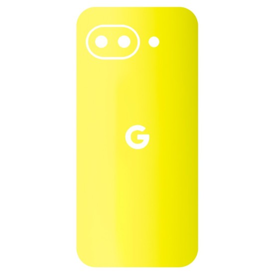 Folie skin SILKASE pentru Google Pixel 10a, protectie spate telefon, galben fluorescent (Pixel 10a, S2398) by www.silkase.ro