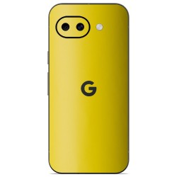Folie skin SILKASE pentru Google Pixel 10a, protectie spate telefon, galben mat