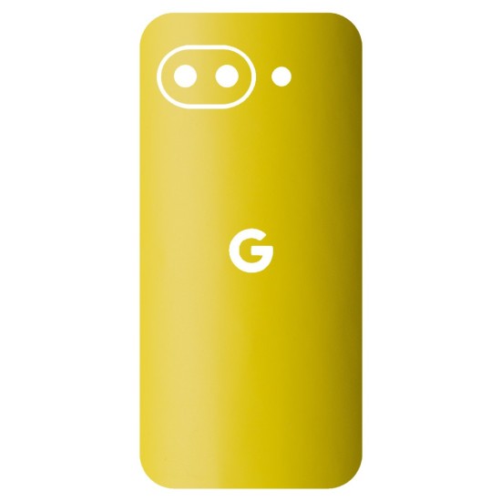 Folie skin SILKASE pentru Google Pixel 10a, protectie spate telefon, galben mat (Pixel 10a, S2378) by www.silkase.ro