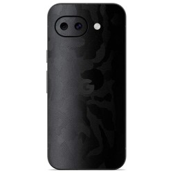 Folie skin SILKASE pentru Google Pixel 10a, protectie spate telefon, negru camuflaj