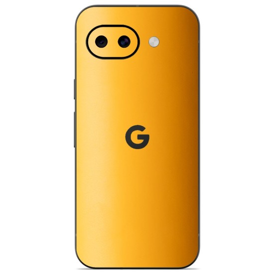 Folie skin SILKASE pentru Google Pixel 10a, protectie spate telefon, portocaliu deschis mat (Pixel 10a, S2390) by www.silkase.ro