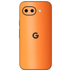 Folie skin SILKASE pentru Google Pixel 10a, protectie spate telefon, portocaliu mat