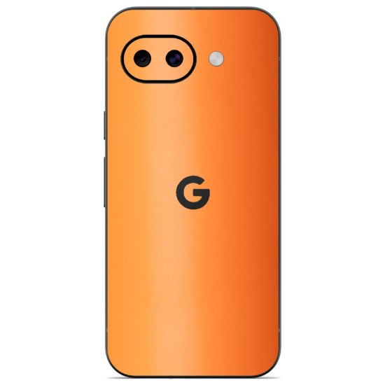 Folie skin SILKASE pentru Google Pixel 10a, protectie spate telefon, portocaliu mat (Pixel 10a, S2391) by www.silkase.ro