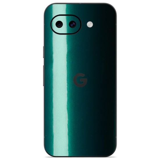 Folie skin SILKASE pentru Google Pixel 10a, protectie spate telefon, verde emerald (Pixel 10a, S2389) by www.silkase.ro