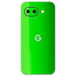 Folie skin SILKASE pentru Google Pixel 10a, protectie spate telefon, verde neon lucios