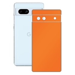 Folie skin SILKASE pentru Google Pixel 7A, portocaliu mat, protectie spate telefon