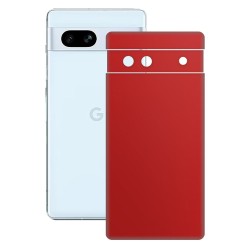 Folie skin SILKASE pentru Google Pixel 7A, rosu, protectie spate telefon