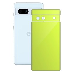 Folie skin SILKASE pentru Google Pixel 7A, verde neon, protectie spate telefon