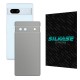Folie skin SILKASE pentru Google Pixel 7A, gri ice, protectie spate telefon (Telefoane Google, S1040) by www.silkase.ro