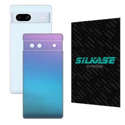 Folie skin SILKASE pentru Google Pixel 7A, magenta cameleon, protectie spate telefon