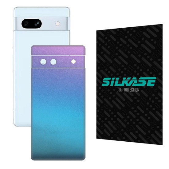 Folie skin SILKASE pentru Google Pixel 7A, magenta cameleon, protectie spate telefon (Telefoane Google, S1041) by www.silkase.ro
