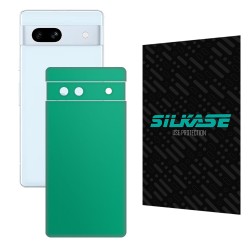 Folie skin SILKASE pentru Google Pixel 7A, turcoaz mat, protectie spate telefon