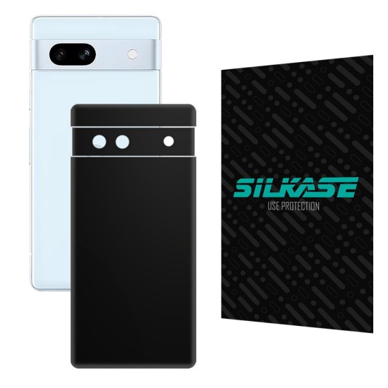 Folie skin SILKASE pentru Google Pixel 7A, negru mat, protectie spate telefon (Telefoane Google, S1045) by www.silkase.ro