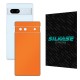 Folie skin SILKASE pentru Google Pixel 7A, portocaliu mat, protectie spate telefon (Telefoane Google, S1046) by www.silkase.ro