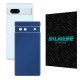 Folie skin SILKASE pentru Google Pixel 7A, albastru inchis mat, protectie spate telefon (Telefoane Google, S1032) by www.silkase.ro