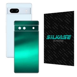 Folie skin SILKASE pentru Google Pixel 7A, verde emerald, protectie spate telefon