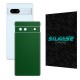 Folie skin SILKASE pentru Google Pixel 7A, verde inchis mat, protectie spate telefon (Telefoane Google, S1052) by www.silkase.ro