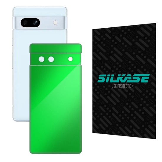 Folie skin SILKASE pentru Google Pixel 7A, galben, protectie spate telefon (Telefoane Google, S1051) by www.silkase.ro