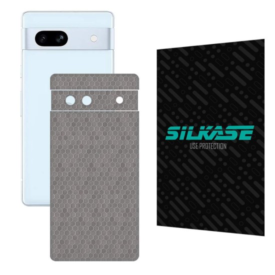 Folie skin SILKASE pentru Google Pixel 7A, gri hex, protectie spate telefon (Telefoane Google, S1039) by www.silkase.ro