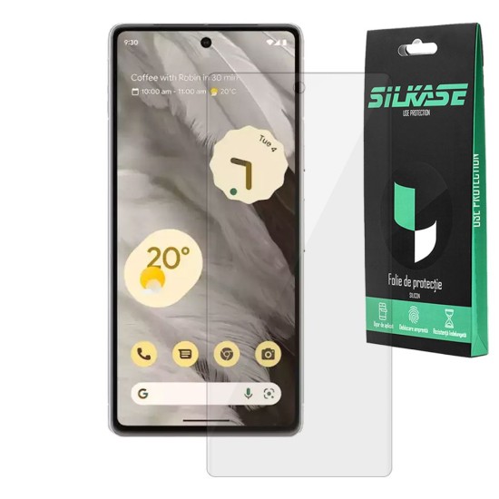 Folie SILKASE pentru Google Pixel 7a, protectie ecran, silicon regenerabil (Telefoane Google, F5800) by www.silkase.ro
