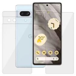 Set 2 folii SILKASE pentru Google Pixel 7a, protectie telefon, silicon regenerabil