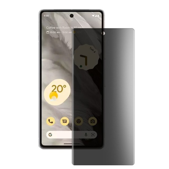 Folie privacy mata SILKASE pentru Google Pixel 7a, protectie ecran, silicon (Telefoane Google, F5807) by www.silkase.ro