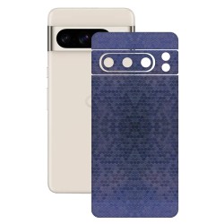 Folie skin SILKASE, pentru Google Pixel 8 Pro, albastru, protectie spate telefon