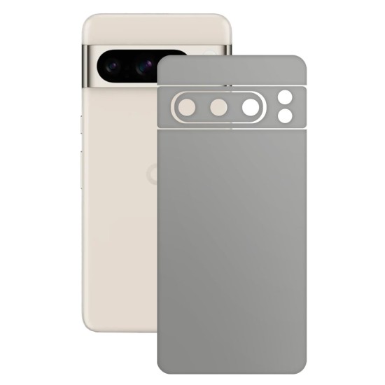 Folie skin SILKASE, pentru Google Pixel 8 Pro, gri ice, protectie spate telefon (Telefoane Google, S1520) by www.silkase.ro