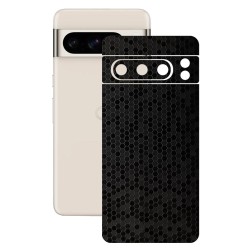 Folie skin SILKASE, pentru Google Pixel 8 Pro, negru hexa, protectie spate telefon