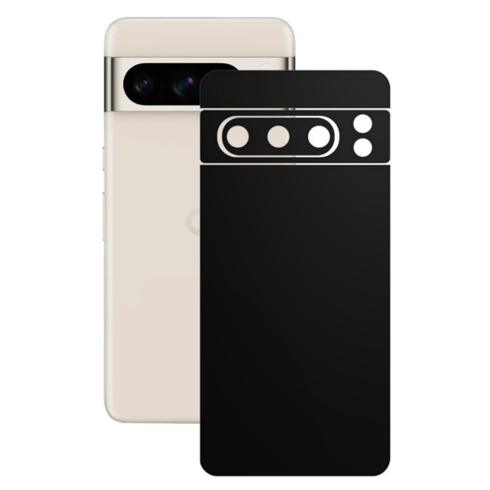 Folie skin SILKASE, pentru Google Pixel 8 Pro, negru mat, protectie spate telefon (Telefoane Google, S1525) by www.silkase.ro