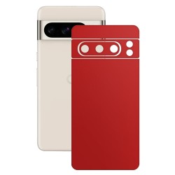 Folie skin SILKASE, pentru Google Pixel 8 Pro, rosu, protectie spate telefon