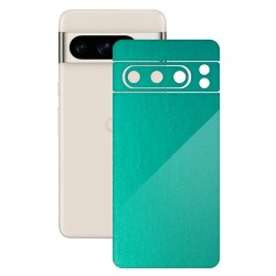 Folie skin SILKASE, pentru Google Pixel 8 Pro, turcoaz metalic, protectie spate telefon