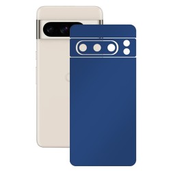 Folie skin SILKASE, pentru Google Pixel 8 Pro, albastru inchis mat, protectie spate telefon