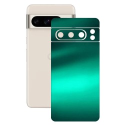 Folie skin SILKASE, pentru Google Pixel 8 Pro, verde emerald, protectie spate telefon