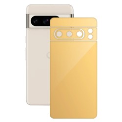 Folie skin SILKASE, pentru Google Pixel 8 Pro, bej, protectie spate telefon